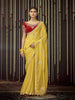 Myra Mustard Art Silk Heavy Embroidered Designer Saree - Distacart