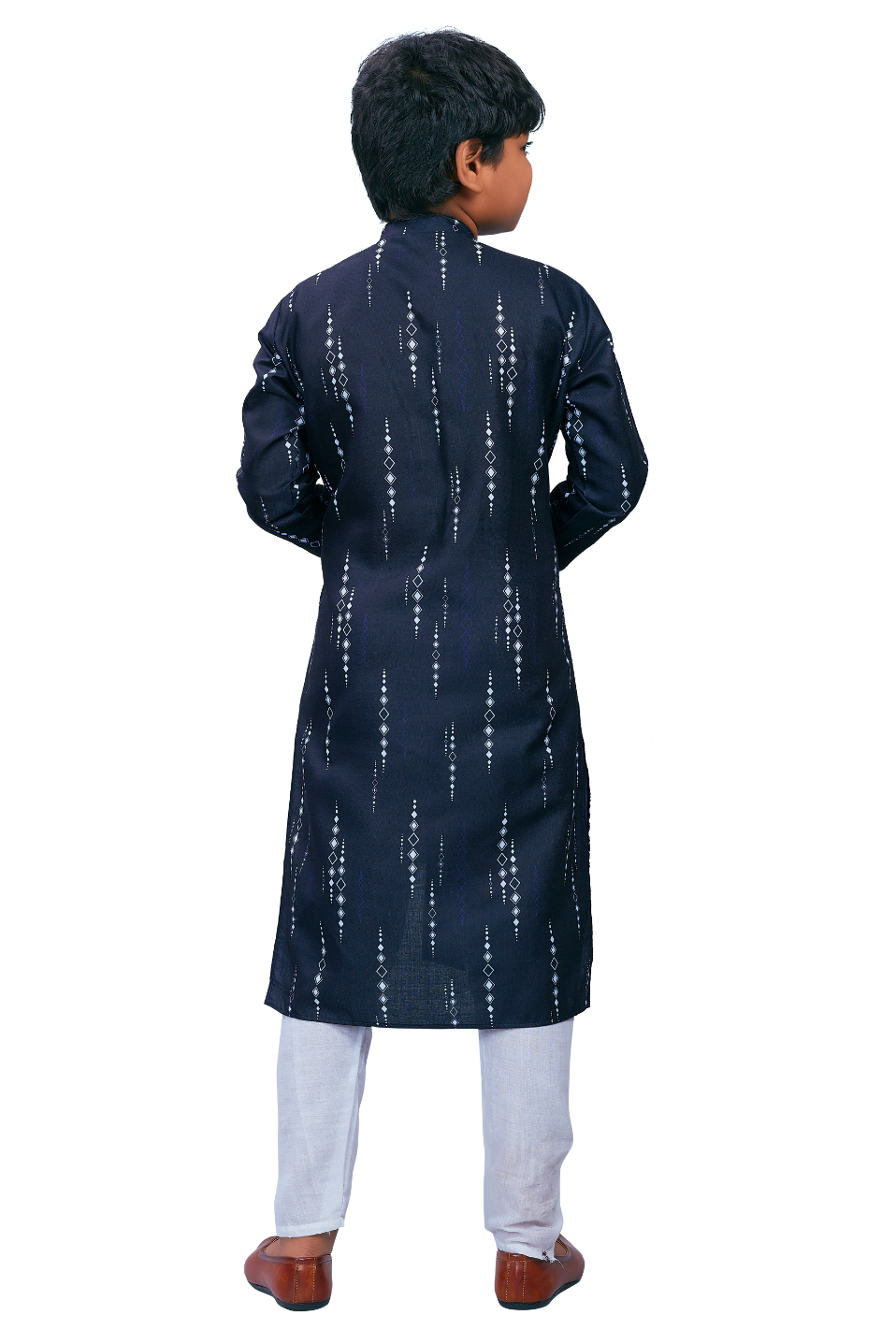 DEIANA'S Casual Designer Kurta Pyjama Set For Boys And kids (Dark Blue) - Distacart