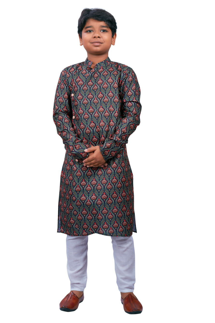 DEIANA'S Casual Designer Kurta Pyjama Set For Boys And kids (Multicolor) - Distacart