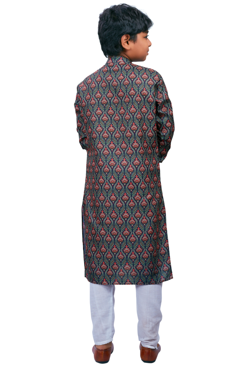 DEIANA'S Casual Designer Kurta Pyjama Set For Boys And kids (Multicolor) - Distacart