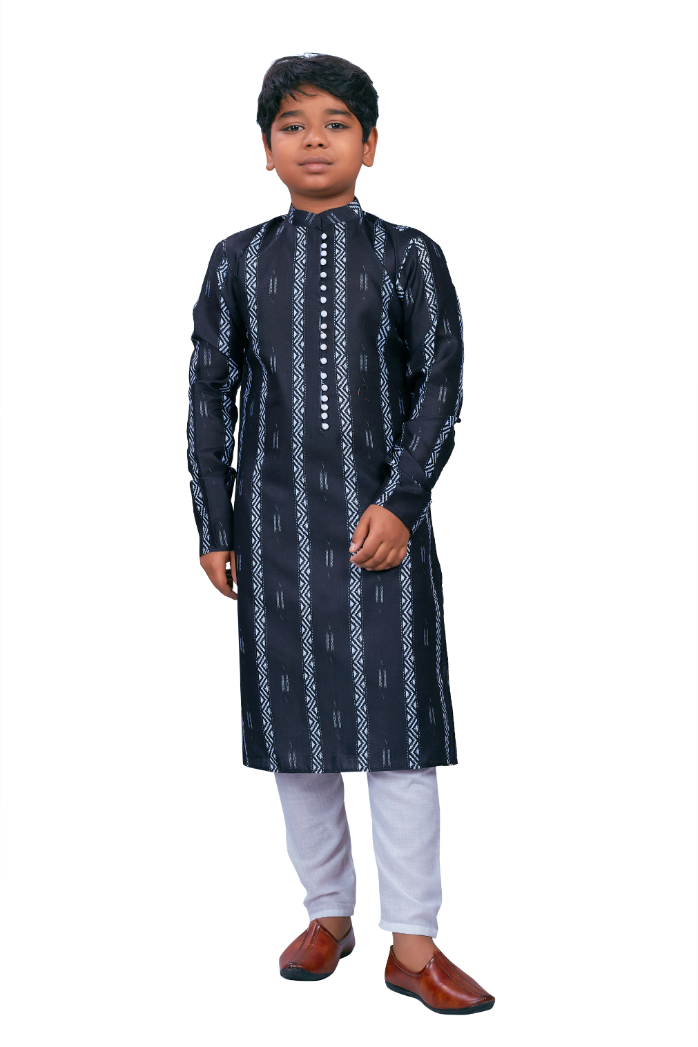 DEIANA'S Casual Designer Kurta Pyjama Set For Boys And kids (Black) - Distacart