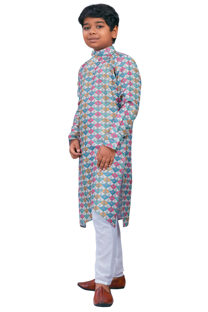 DEIANA'S Casual Designer Kurta Pyjama Set For Boys And kids (Multicolor) - Distacart
