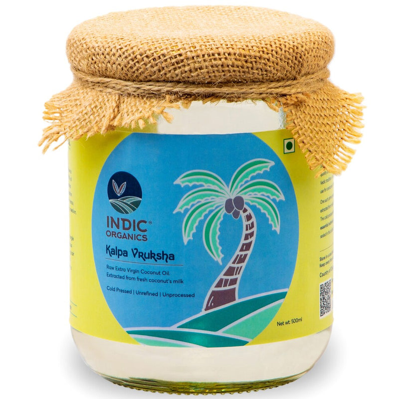 Indic Organics Raw Extra Virgin Coconut Oil