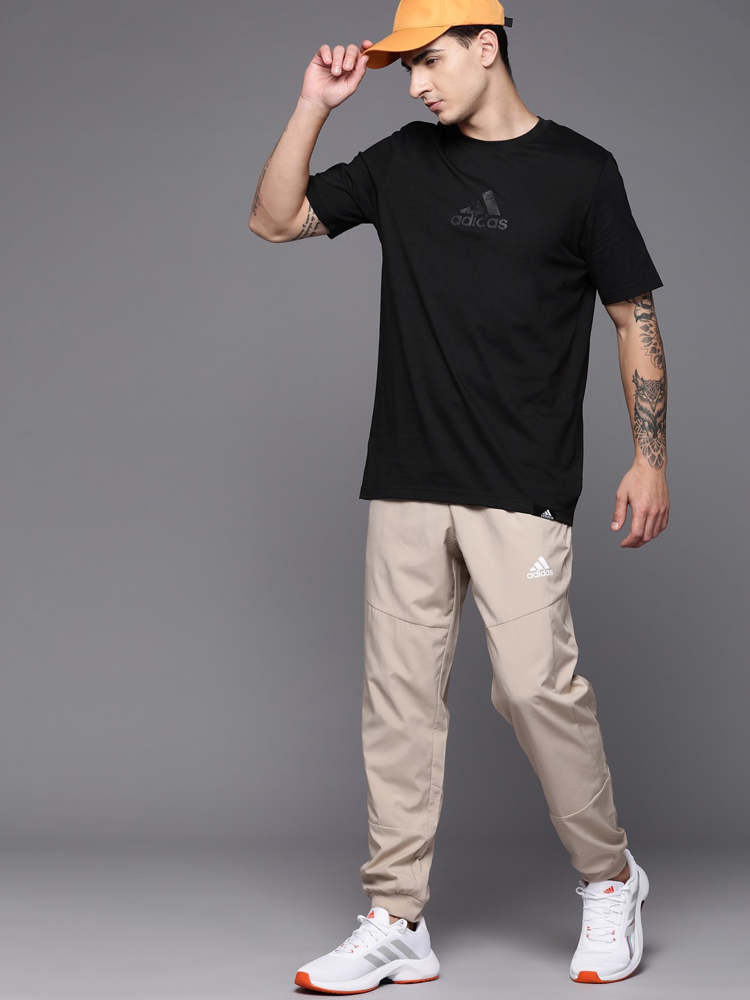 Adidas Sportswear Undenaible Trim Brand Logo Printed T-shirt - Distacart