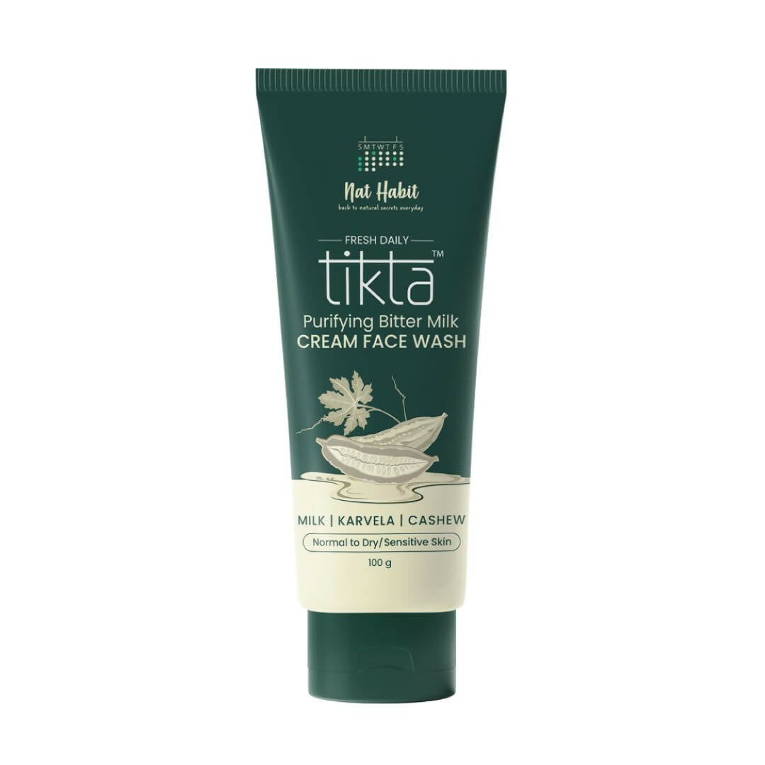 Nat Habit Purifying Bitter Milk Tikta Cream Face Wash - Distacart