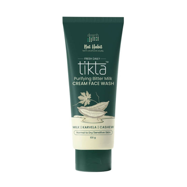 Nat Habit Purifying Bitter Milk Tikta Cream Face Wash - Distacart