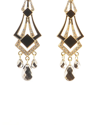 Gold-Plated Alloy Diva Look Stylish Contemporary Earrings - The Pari - Distacart