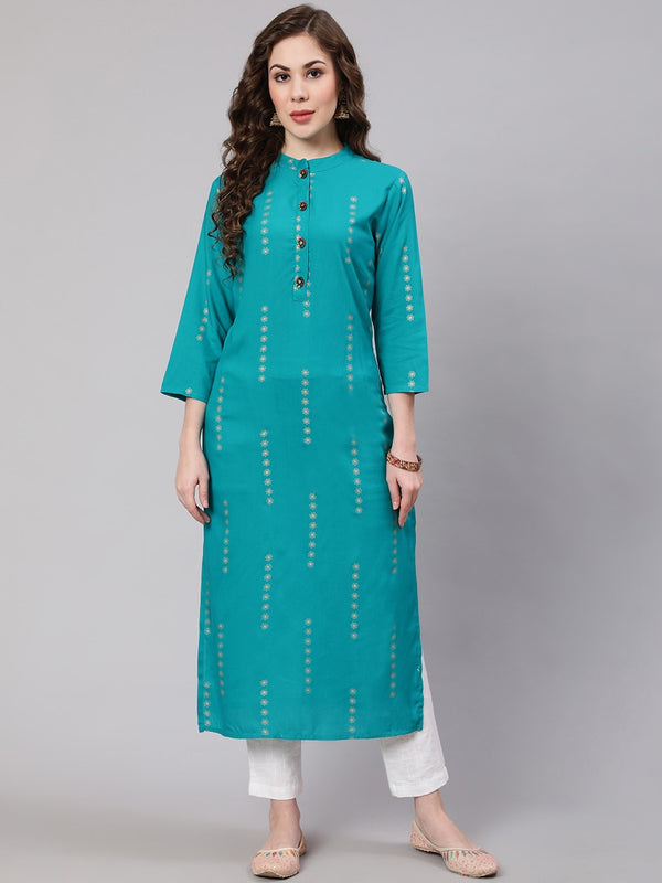 Kalini Floral Printed Floral Kurta - Distacart