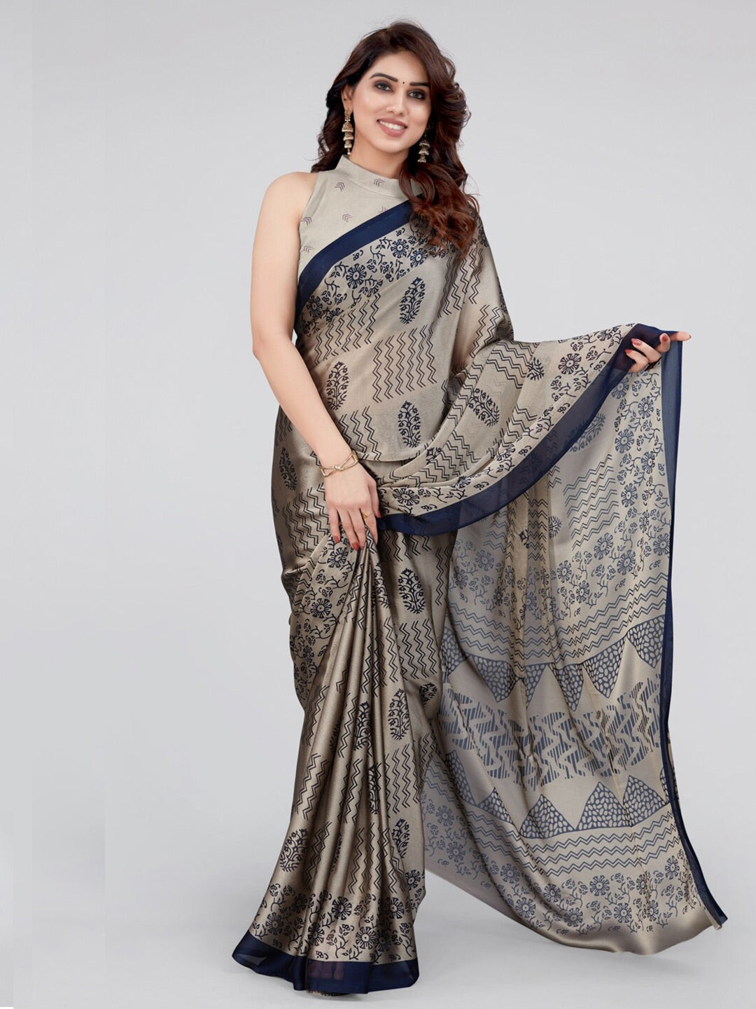 Kalini Floral Printed Saree - Distacart