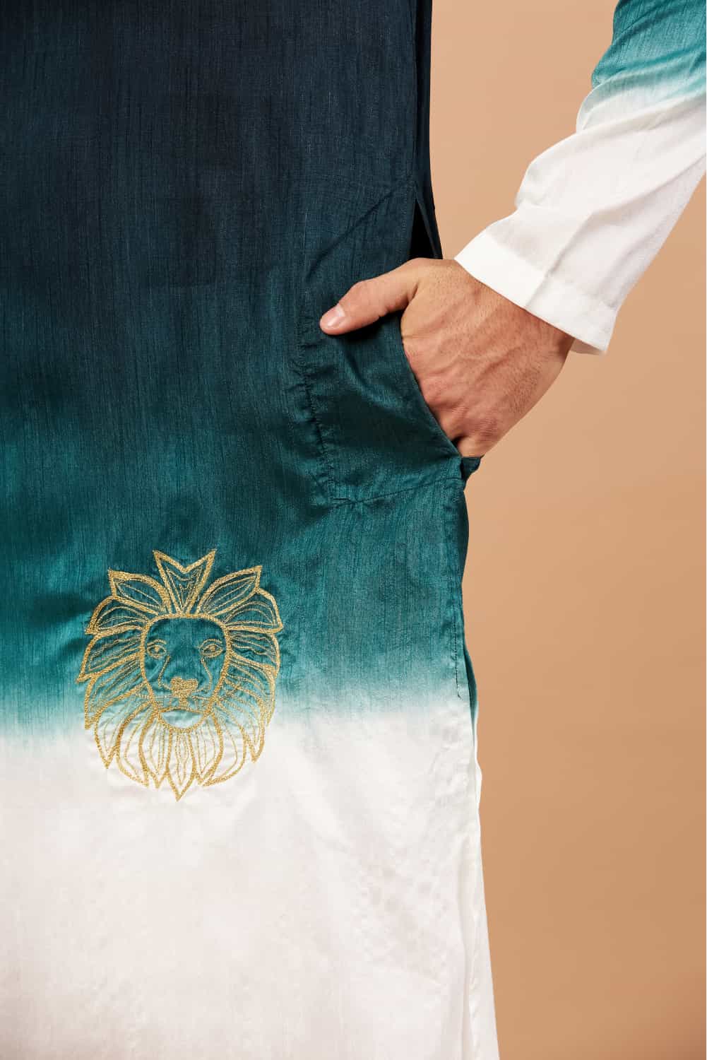 Leonine Designer Men's kurta by Hilo Designs - Distacart