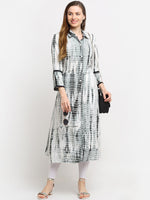 Thumbnail for Kalini Women White Dyed Anarkali Kurta - Distacart