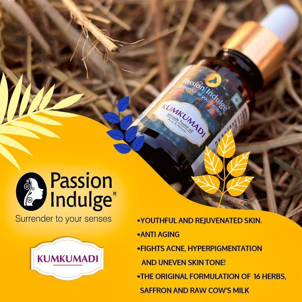 Passion Indulge Kumkumadi Miracle Facial Oil - Distacart