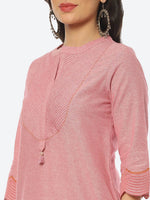 Thumbnail for Biba Women Self Design Kurta with Trousers - Distacart