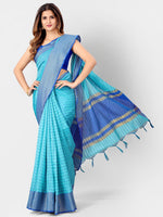 Thumbnail for Kalini Women Blue Sarees - Distacart