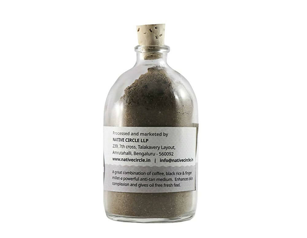 Native Circle Coffee Face Scrub Powder - Distacart