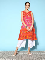 Thumbnail for Sangria Women Ethnic Motifs Printed Kurta - Distacart