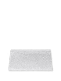 Thumbnail for Rubans Textured Shimmery Foldover Clutch With Shoulder Strap - Distacart