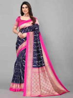 Thumbnail for Kalini Floral Printed Art Silk Saree - Distacart