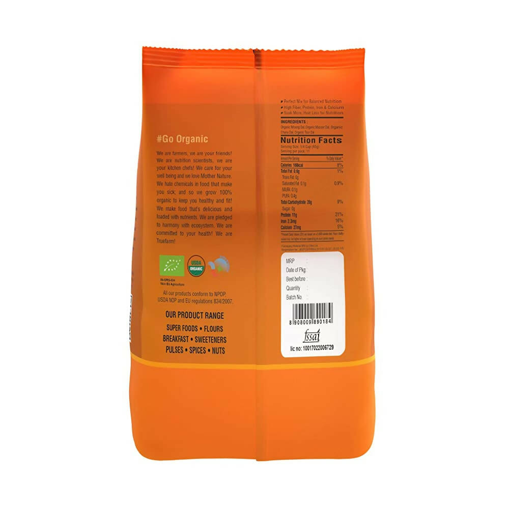 Truefarm Organic Supermix Dal - Distacart