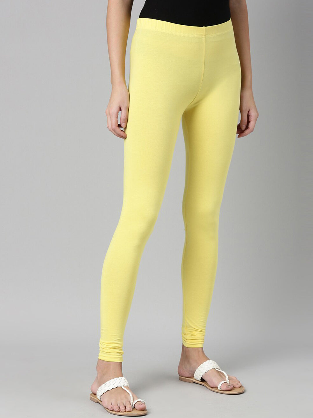 Souchii Slim Fit Churidar-Length Leggings - Distacart