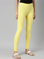 Thumbnail for Souchii Slim Fit Churidar-Length Leggings - Distacart