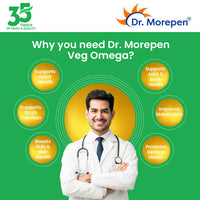 Thumbnail for Dr. Morepen Veg-Omega Veg Capsules - Distacart
