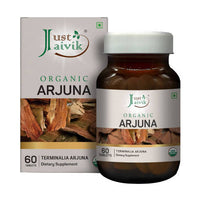 Thumbnail for Just Jaivik Organic Arjuna Tablets