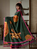 Thumbnail for Suta Multi Color Floral Pure Cotton Saree - Distacart