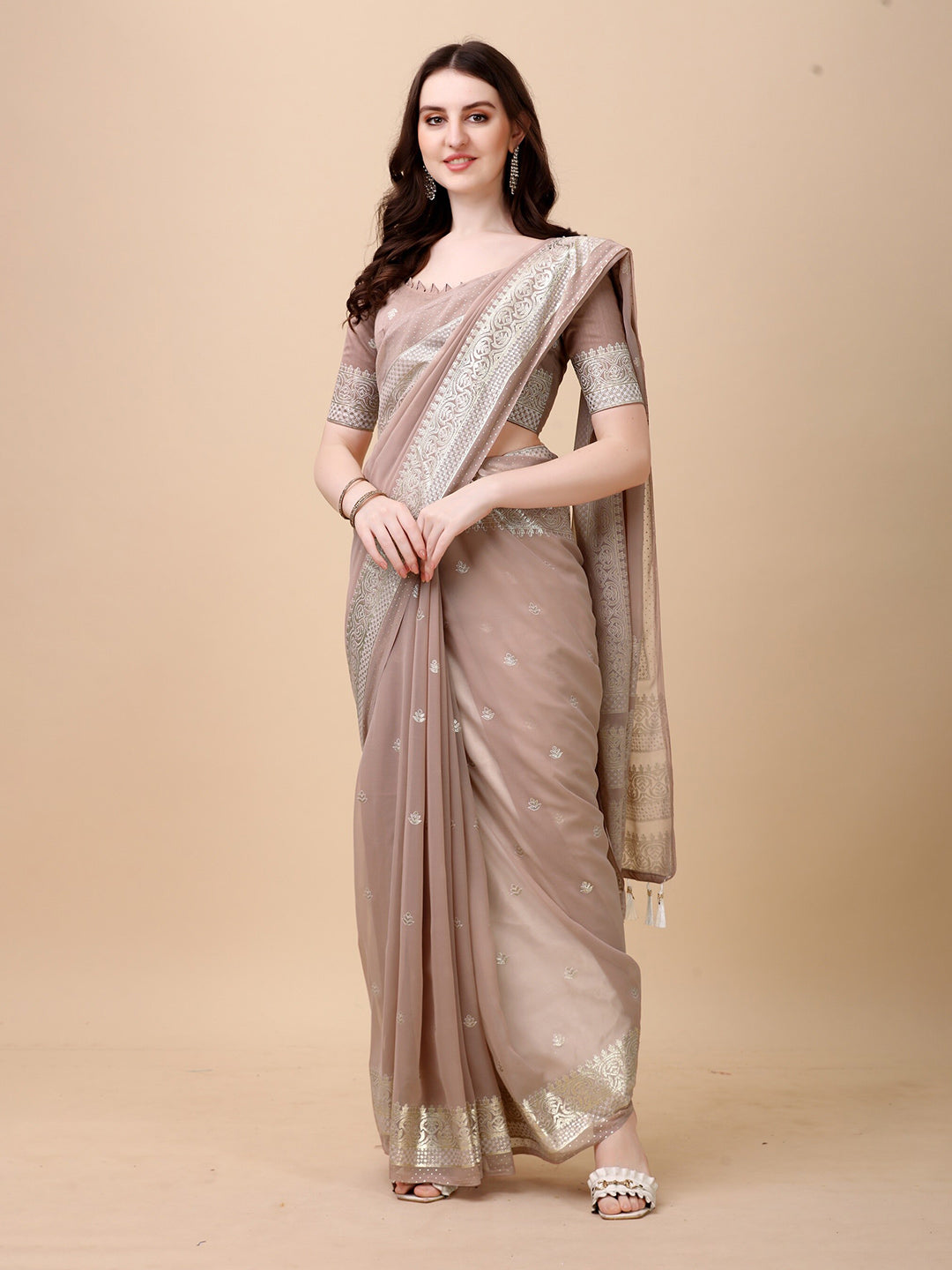 Kalini Woven Design Zari Jute Silk Saree - Distacart
