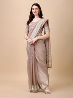 Thumbnail for Kalini Woven Design Zari Jute Silk Saree - Distacart