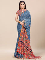 Thumbnail for Kalini Bandhani Printed Pure Cotton Bandhani Saree - Distacart