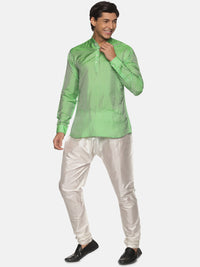 Thumbnail for Sethukrishna Green Kurta with Pyjamas For Men - Distacart