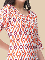 Thumbnail for Kalini Geometric Printed Printed Regular Kurta with Trousers - Distacart