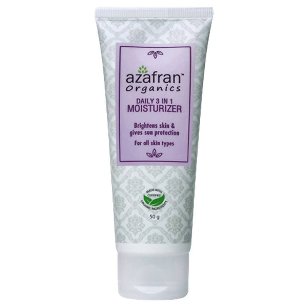 Azafran Organics Daily 3-in-1 Moisturizer - Distacart