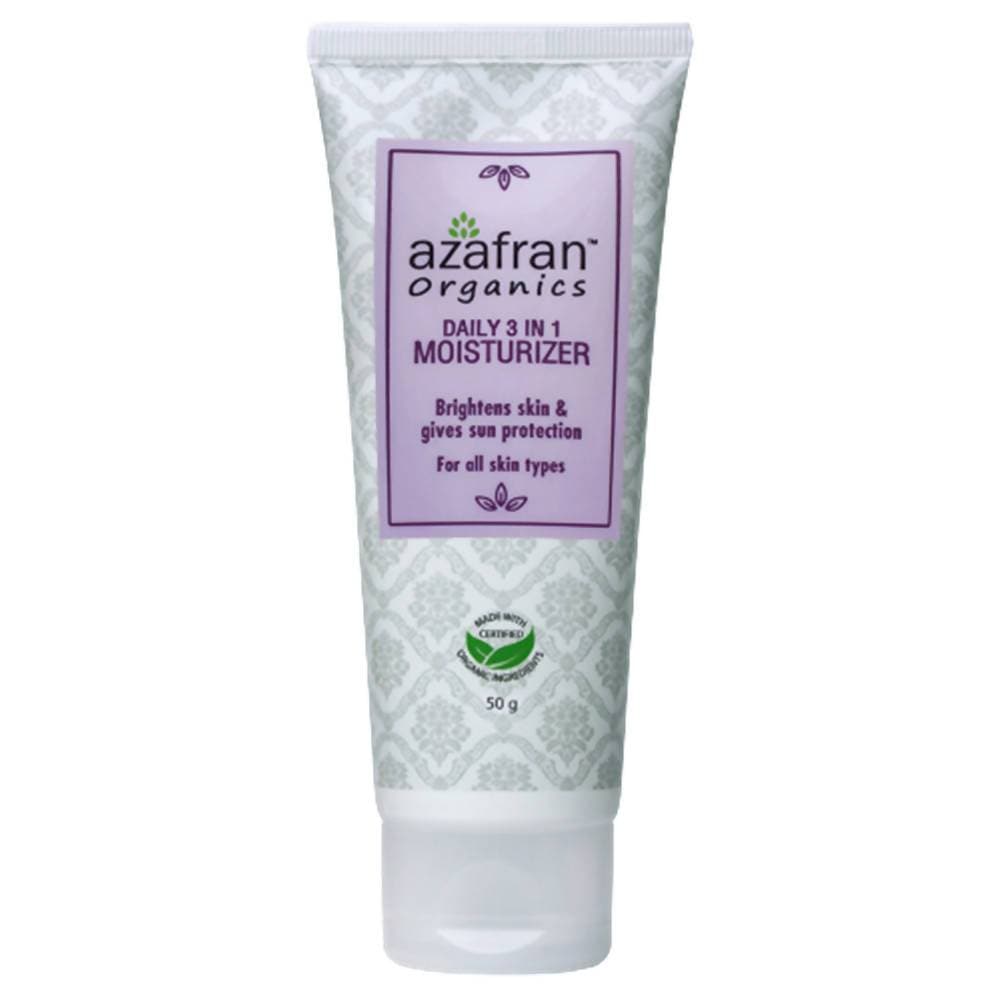Azafran Organics Daily 3-in-1 Moisturizer - Distacart