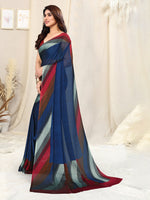 Thumbnail for Kalini Poly Chiffon Saree With Blouse Piece - Distacart