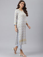 Thumbnail for Kalini Women Floral Printed Kurta with Trousers & Dupatta - Distacart