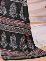 Thumbnail for Saree Mall Ajrakh Silk Blend Block Print Sarees - Distacart
