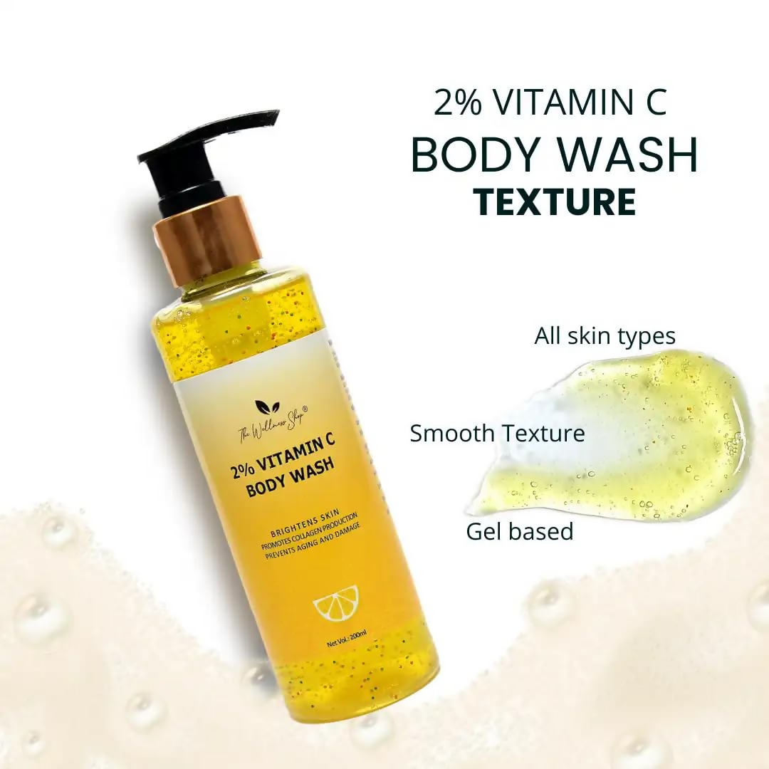 The Wellness Shop 2% Vitamin C Body Wash - Distacart