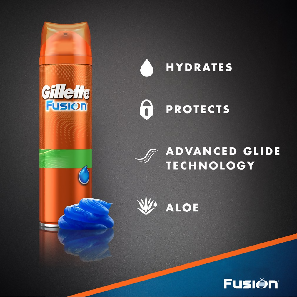 Gillette Fusion Hydra Gel Sensitive Skin Shave Gel - Distacart