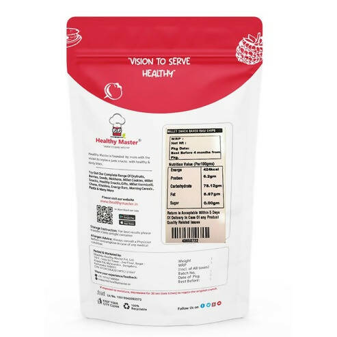 Healthy Master Baked Ragi Chips With All Natural Ingredients - Distacart
