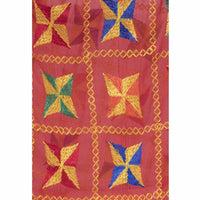 Thumbnail for A R Silk Women's Multi Embroidery Chiffon Red Dupattas and Chunnis