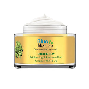 Blue Nectar Shubhr Day Brightening & Radiance Eladi Cream with Spf 30 for Women 50 gm