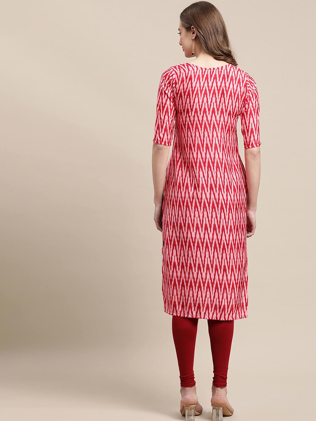 Kalini Women Pack of 2 Geometric Printed Crepe Kurtas - Distacart