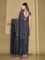 Thumbnail for Tikhi Imli Sequinned Embellished Saree - Distacart