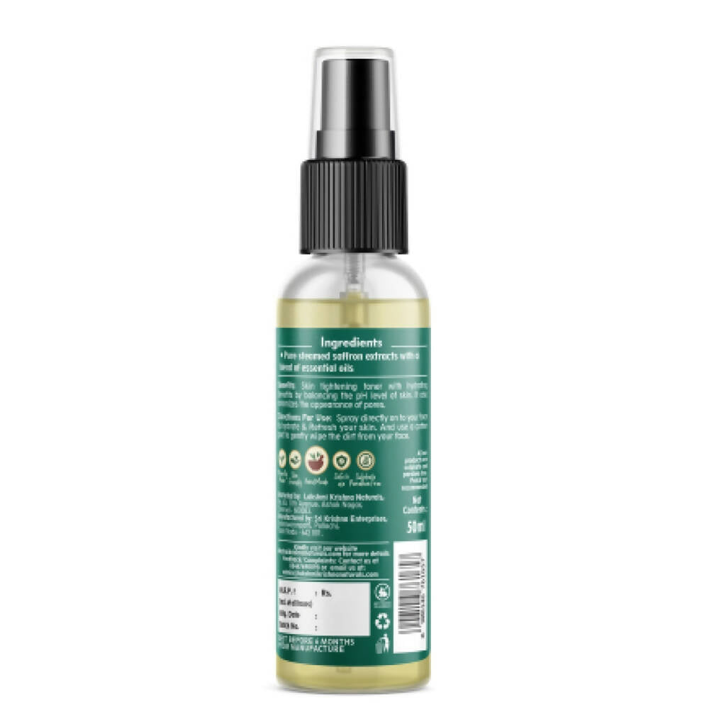 Lakshmi Krishna Naturals Saffron Toner - Distacart