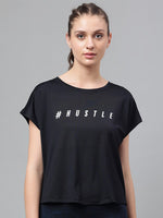 Thumbnail for MKH Typography Printed Extended Sleeves Dri-FIT Relaxed Fit T-shirt - Distacart