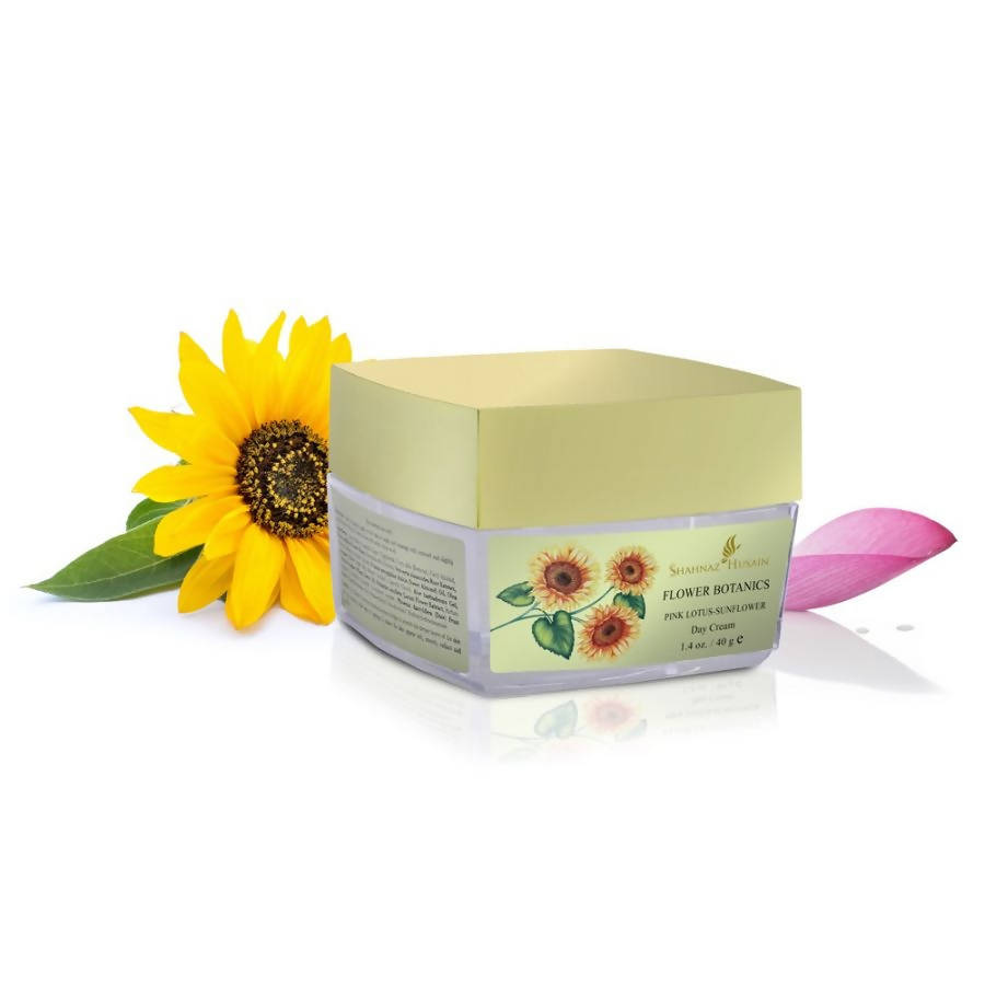 Shahnaz Husain Flower Botanics - Pink Lotus Sunflower Day Cream 40 gm