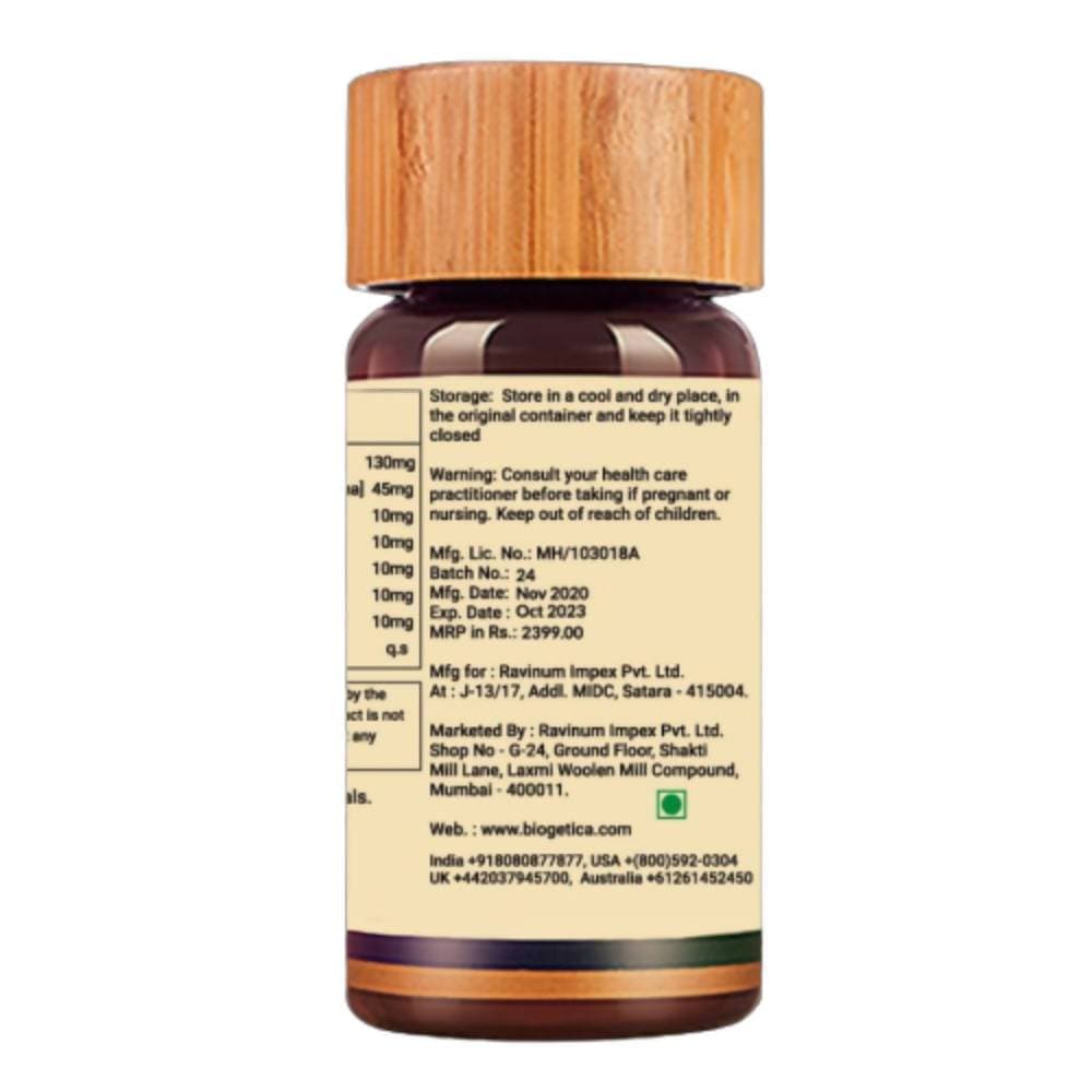 Biogetica Bipsolve (Blood Pressure Support) 80 Tablets - Distacart