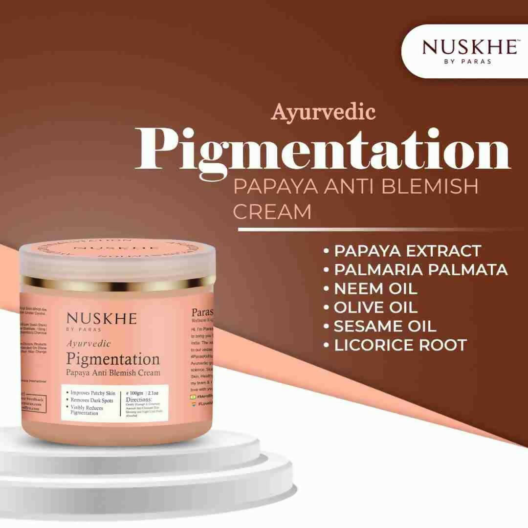 Nuskhe by Paras Papaya Pigmentation Cream And Papaya Pigmentation Mask - Distacart